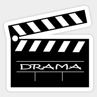 Drama movie - action. Sticker
